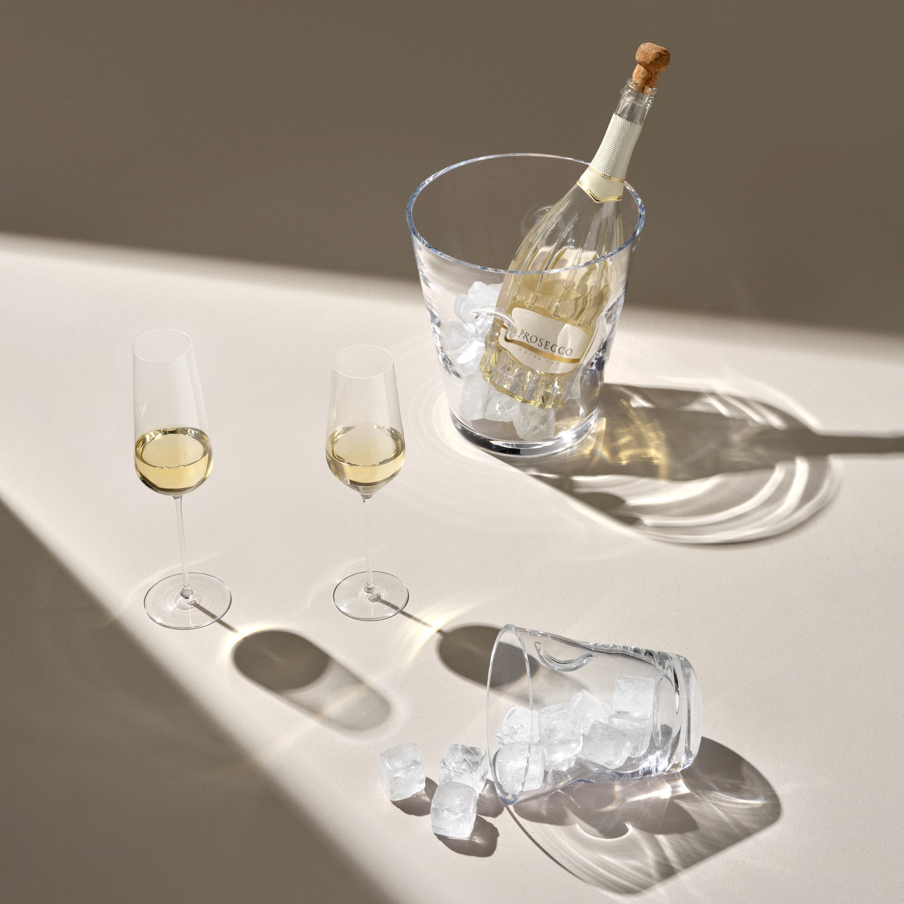 Nude Glass Glacier Champagne & Wine Bottle Cooler & Ice Bucket on Food52