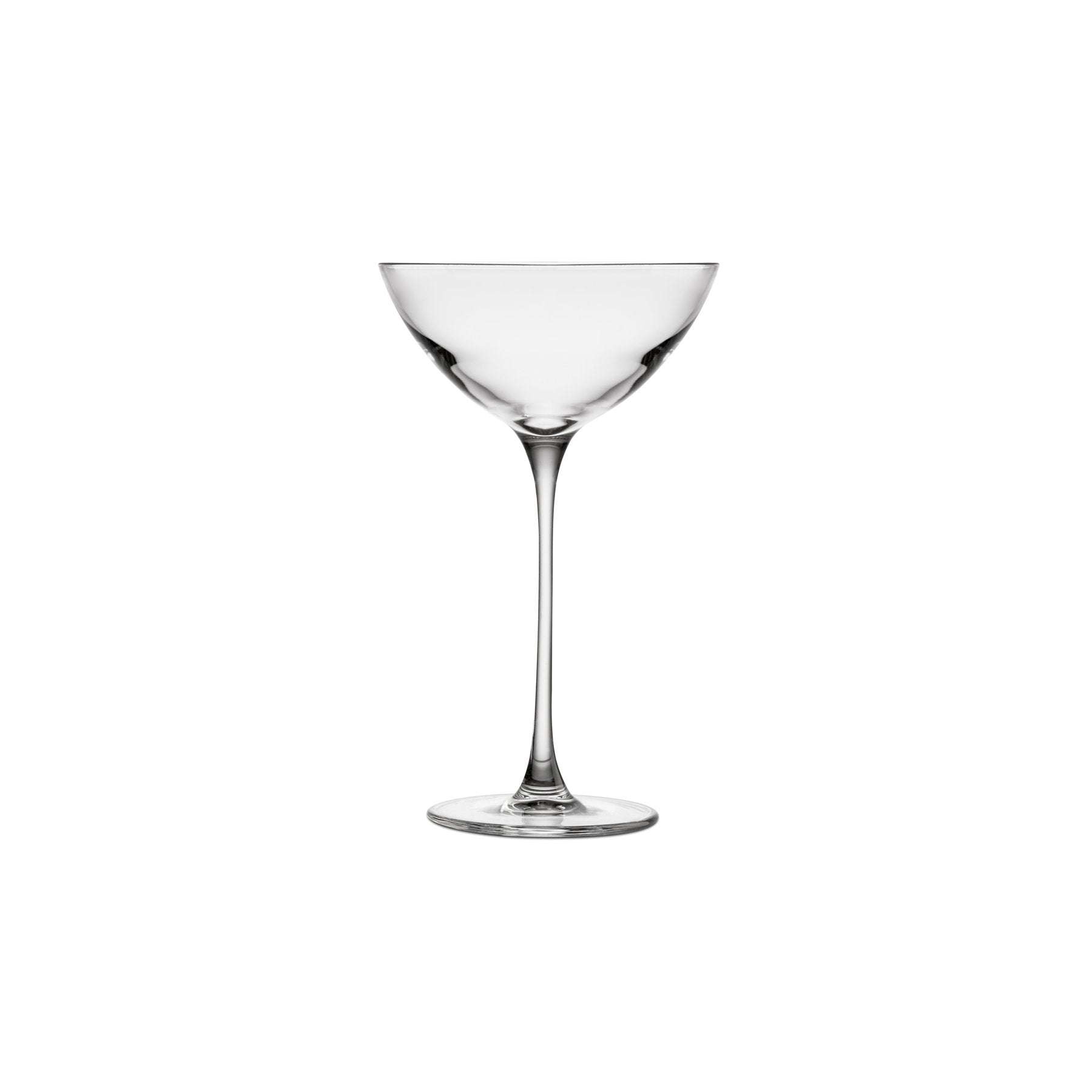 Nude Glass Round Up Coupe Glasses, Set of 2 - Clear