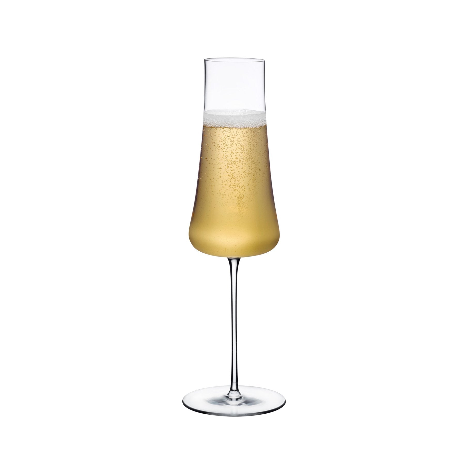 Nude Glass Stem Zero Flute Champagne Glass