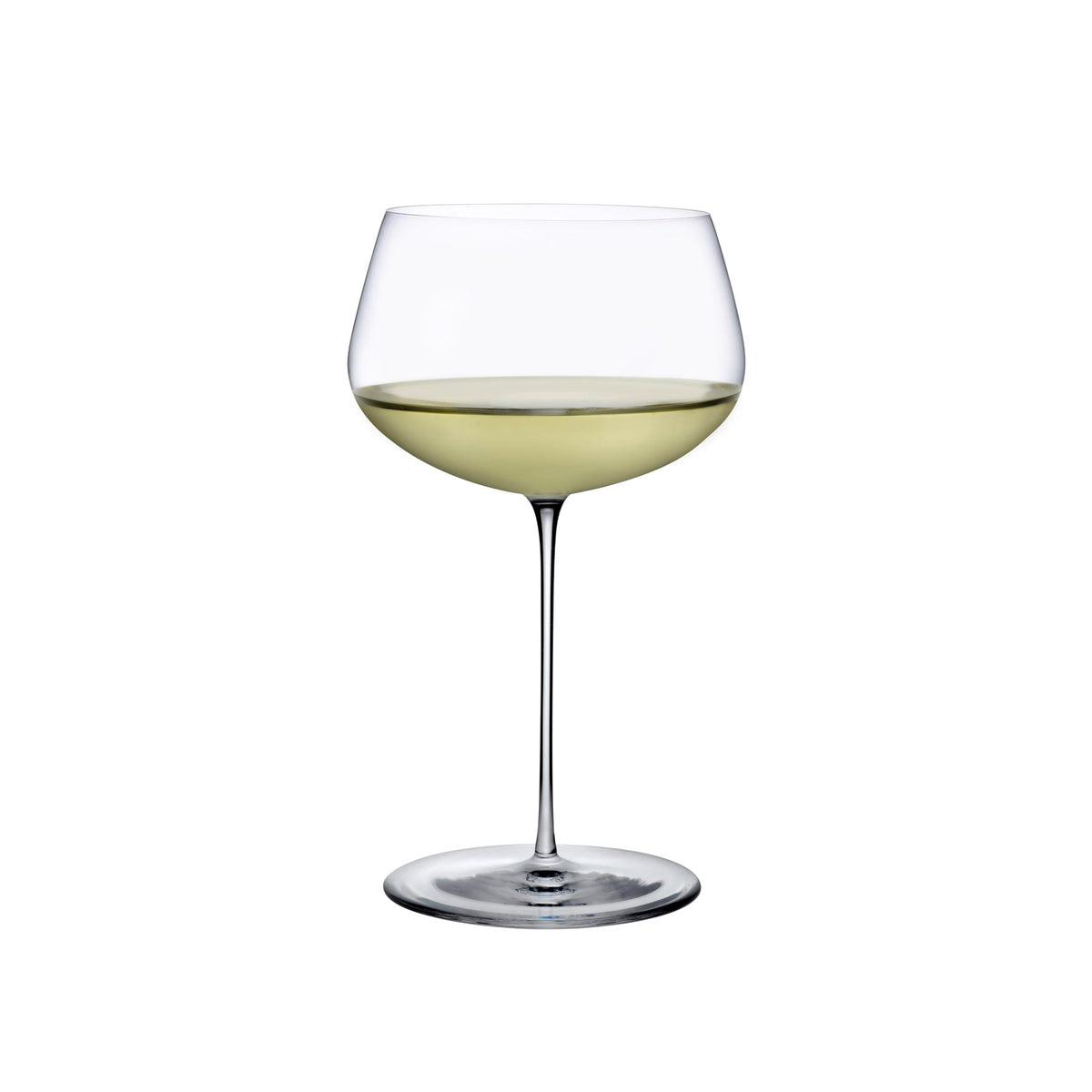 Nude Glass Stem Zero Full Bodied White Wine Glass