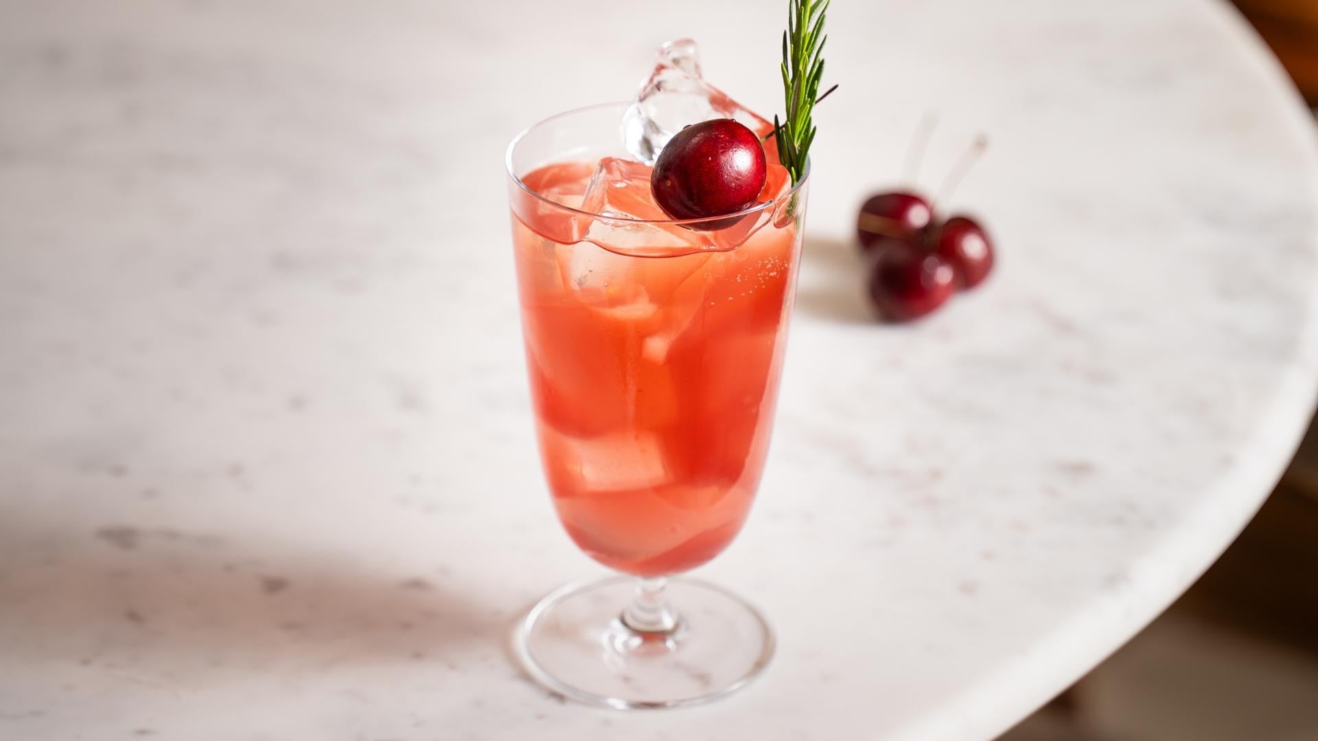Spiced Cherry Refresher: A Dry January Seedlip Mocktail