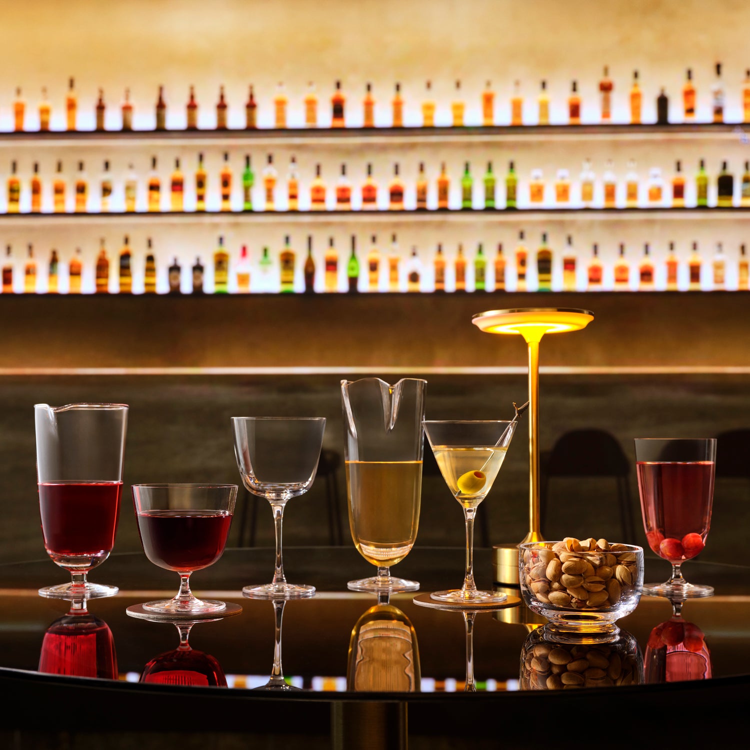 Bar/Giani full collection including Double Pour Mixing Glass — NUDE