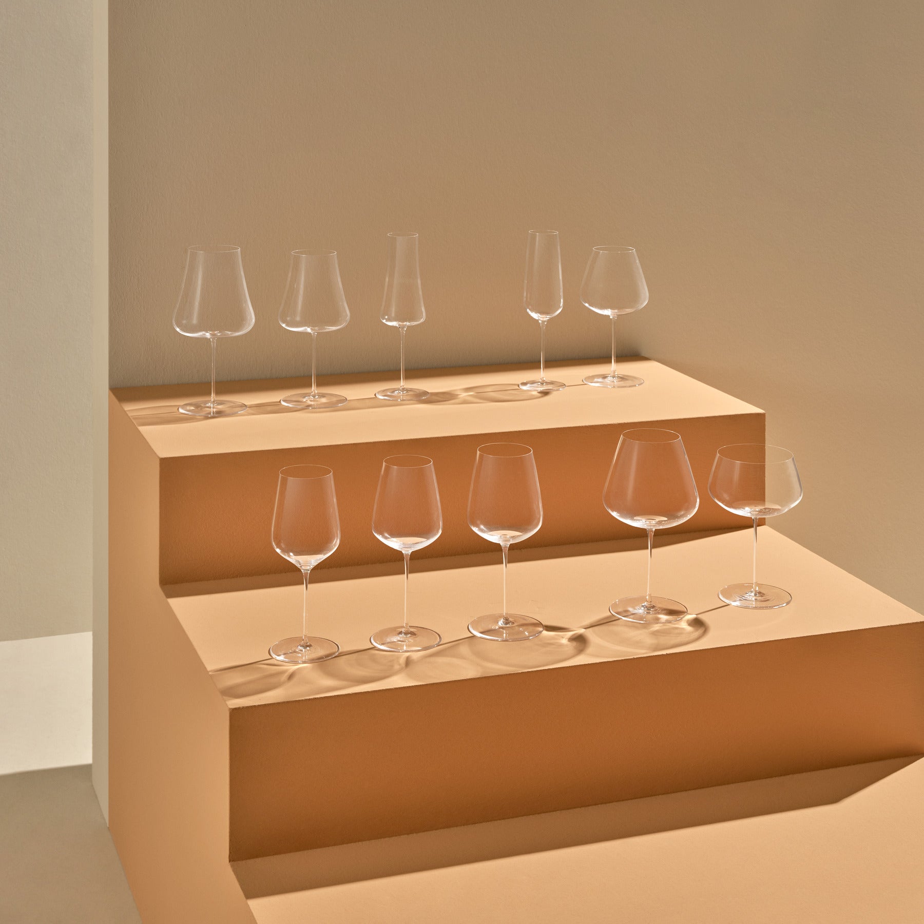 Personalized acrylic wine glasses w/ stem