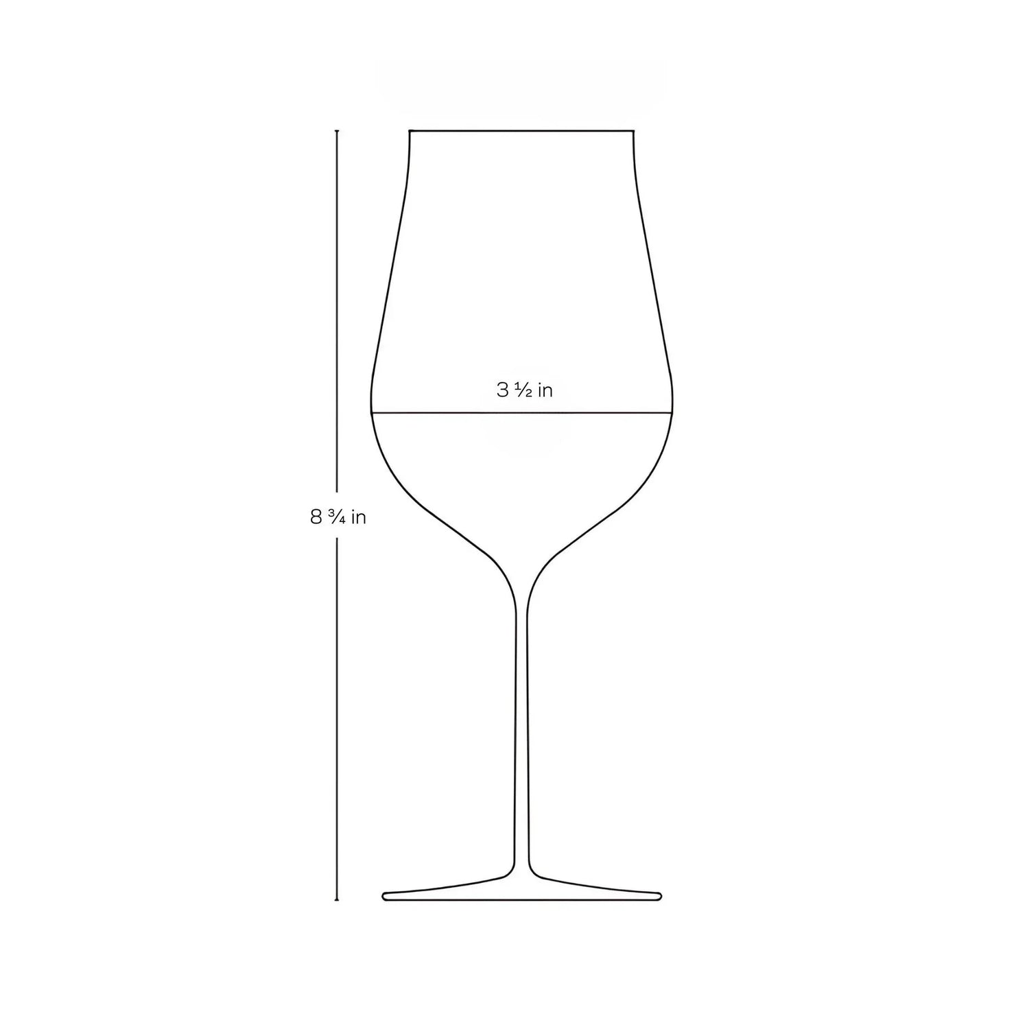 Ghost Zero Tulip Red Wine Glass