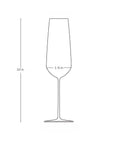 Stem Zero Flute Champagne Glass
