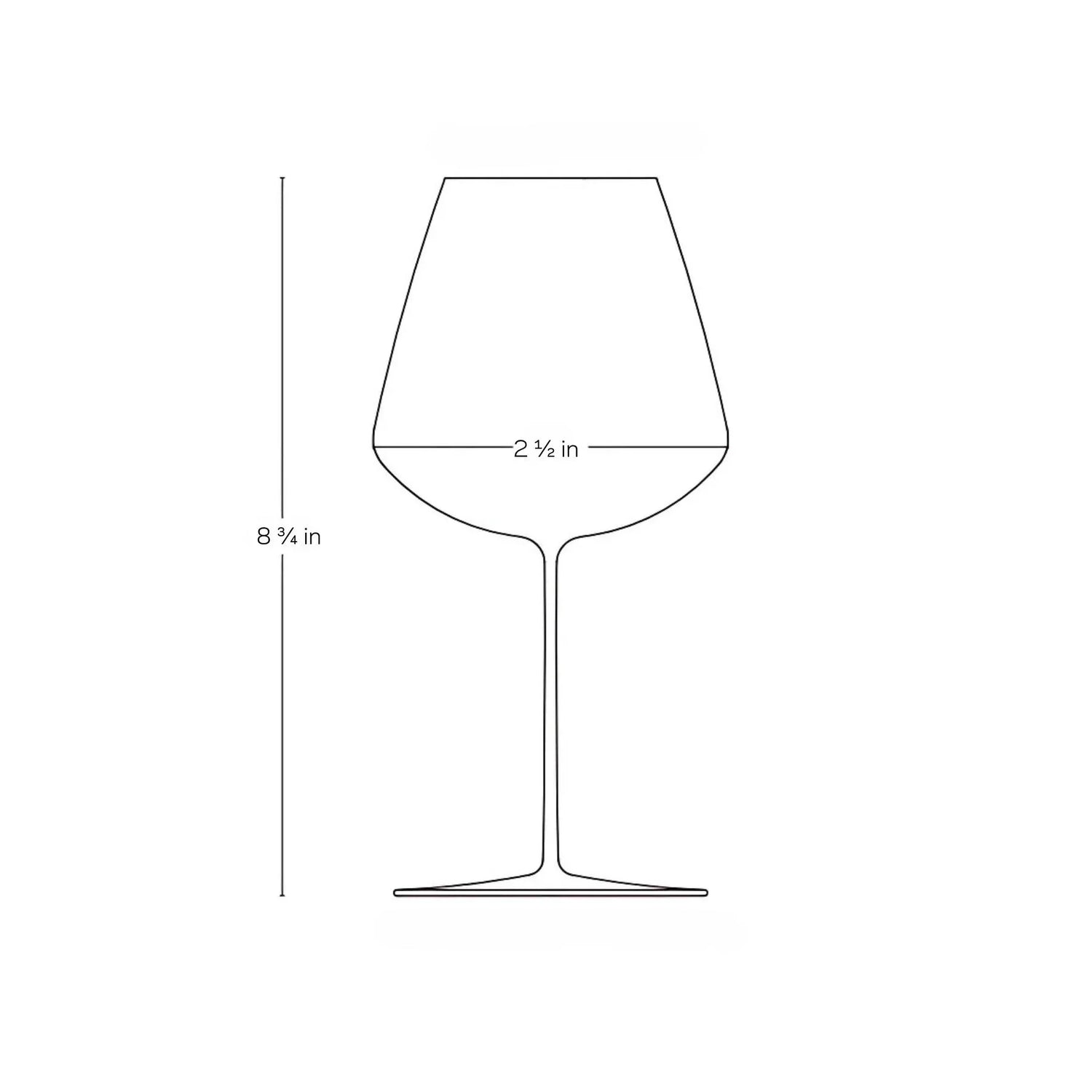 Stem Zero Elegant Red Wine Glass Medium