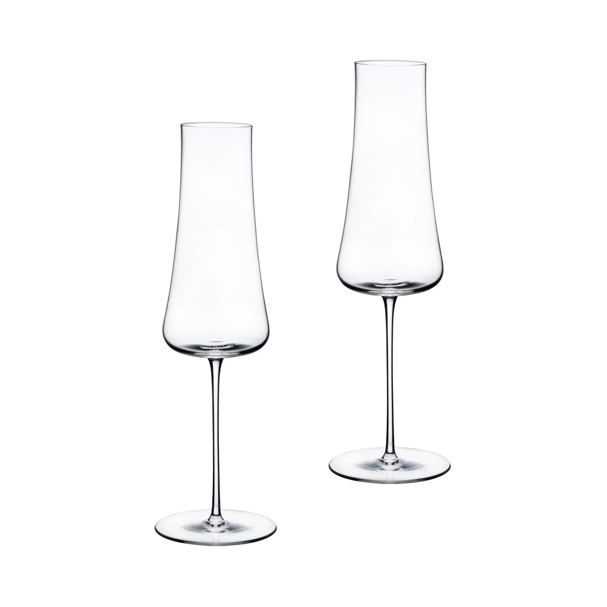 Stem Zero Set of 2 Volcano Champagne Glasses