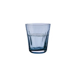 NUDE Lady leadfree crystal tumbler in steel blue filled with water