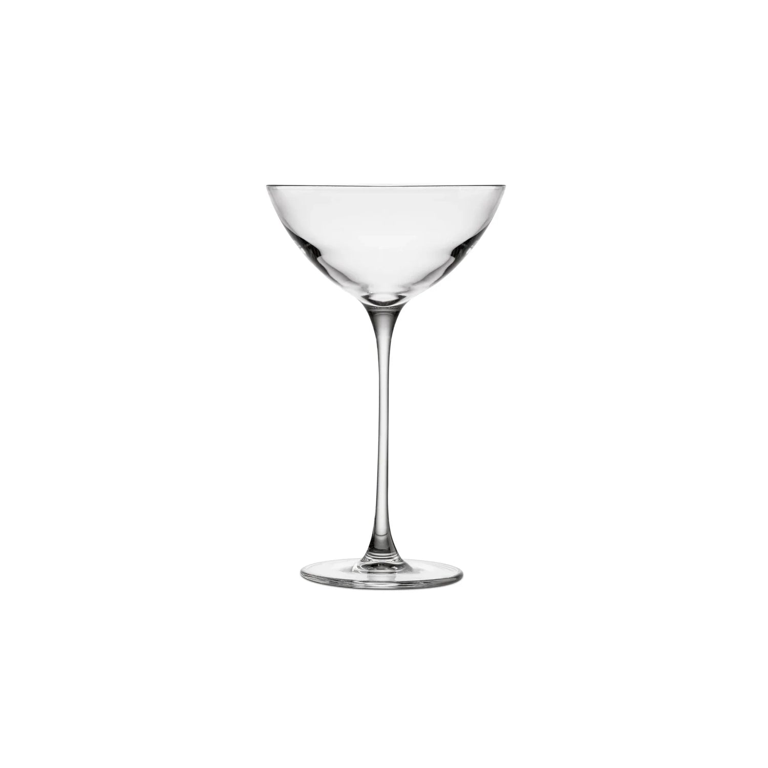 NUDE Savage coupetini glass designed by Remy Savage in a clear shot