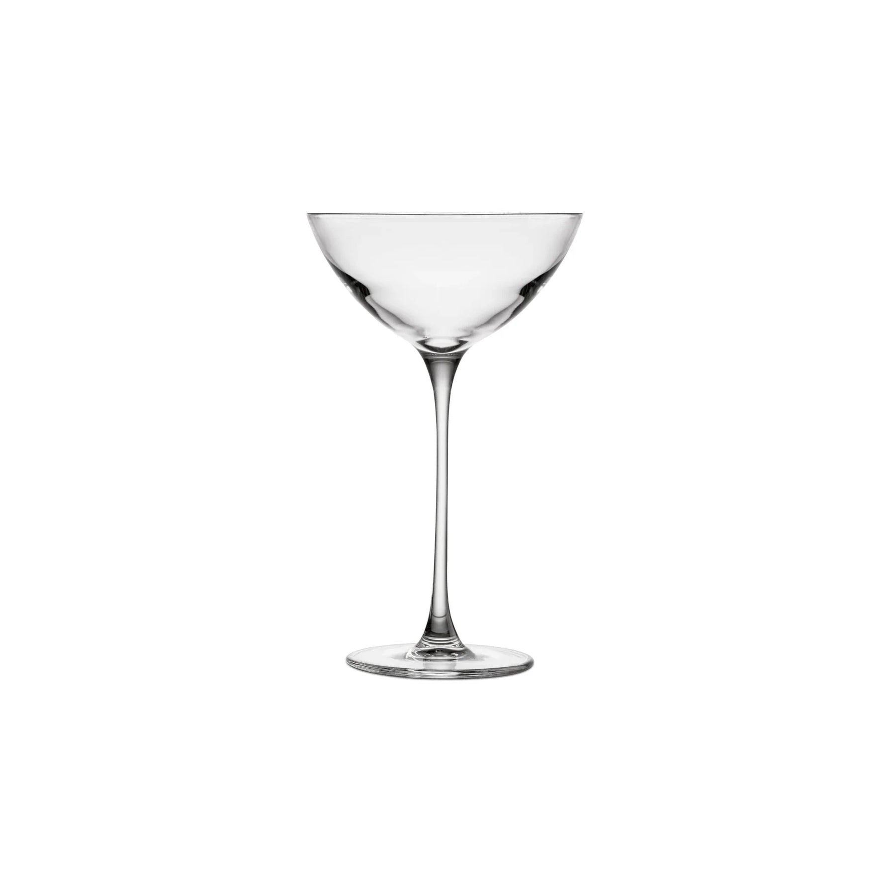 NUDE Savage coupetini glass designed by Remy Savage in a clear shot