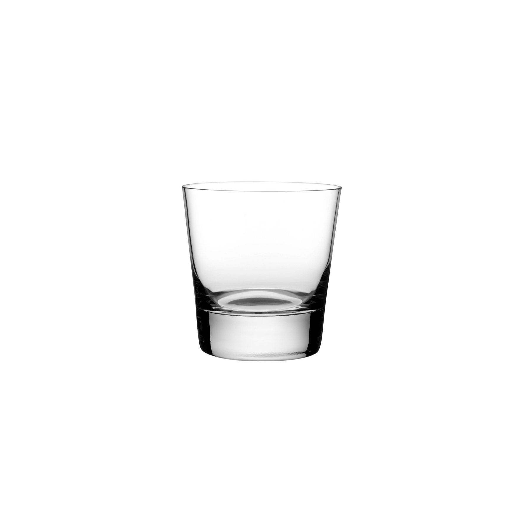Nude Glass Caldera Crystal Double Old Fashioned Whiskey Rocks Glasses - 11  oz - Set of 4