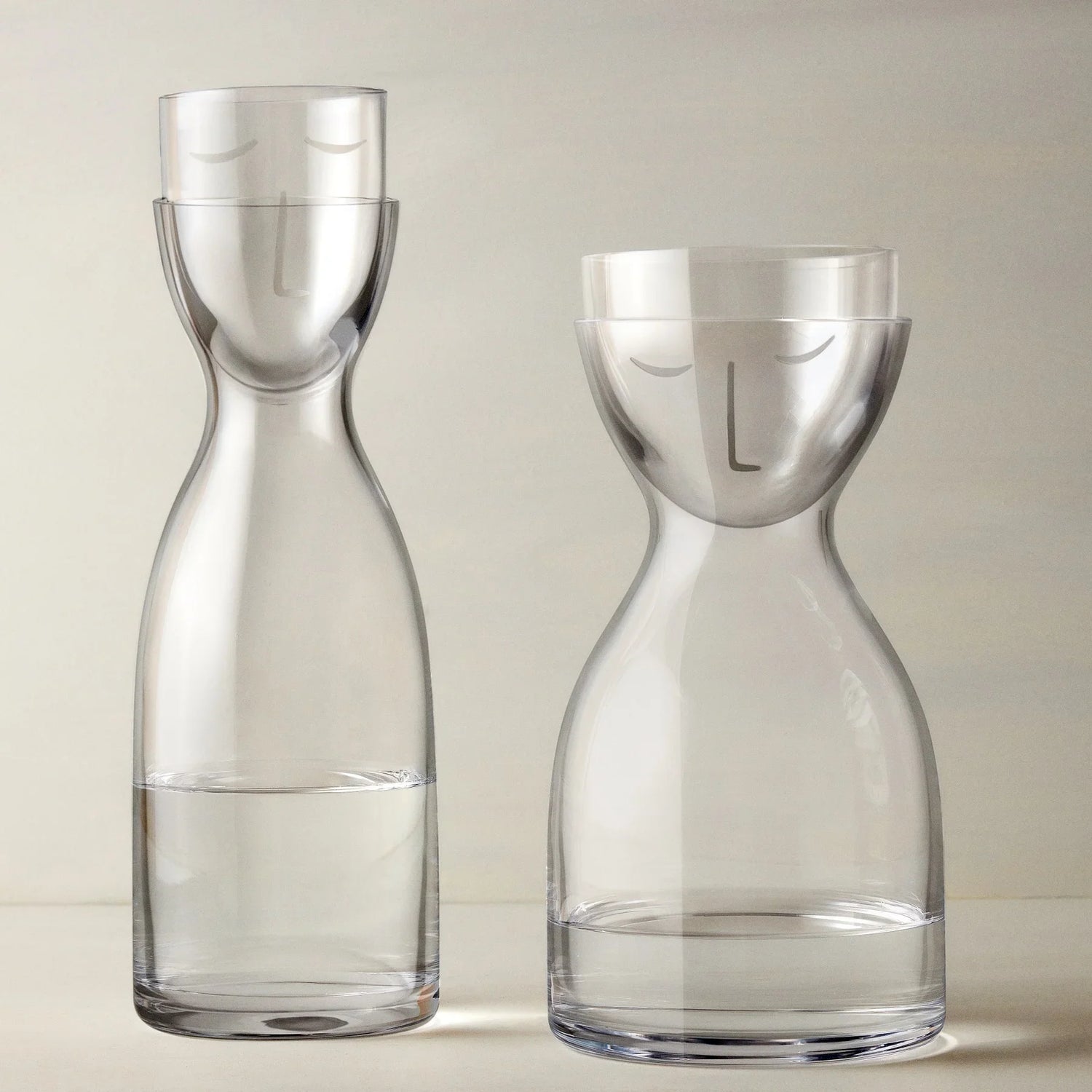 Mr. & Mrs. Night Water Set Tall