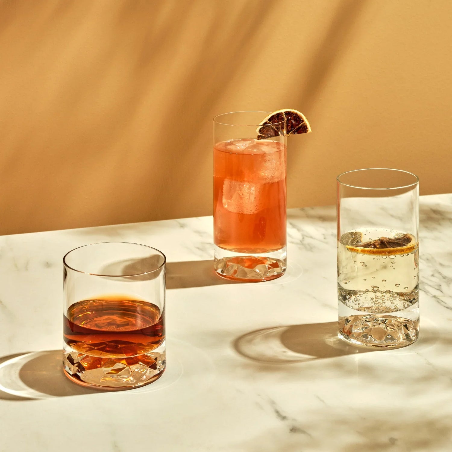 Club Set of 4 High Ball Glasses Small