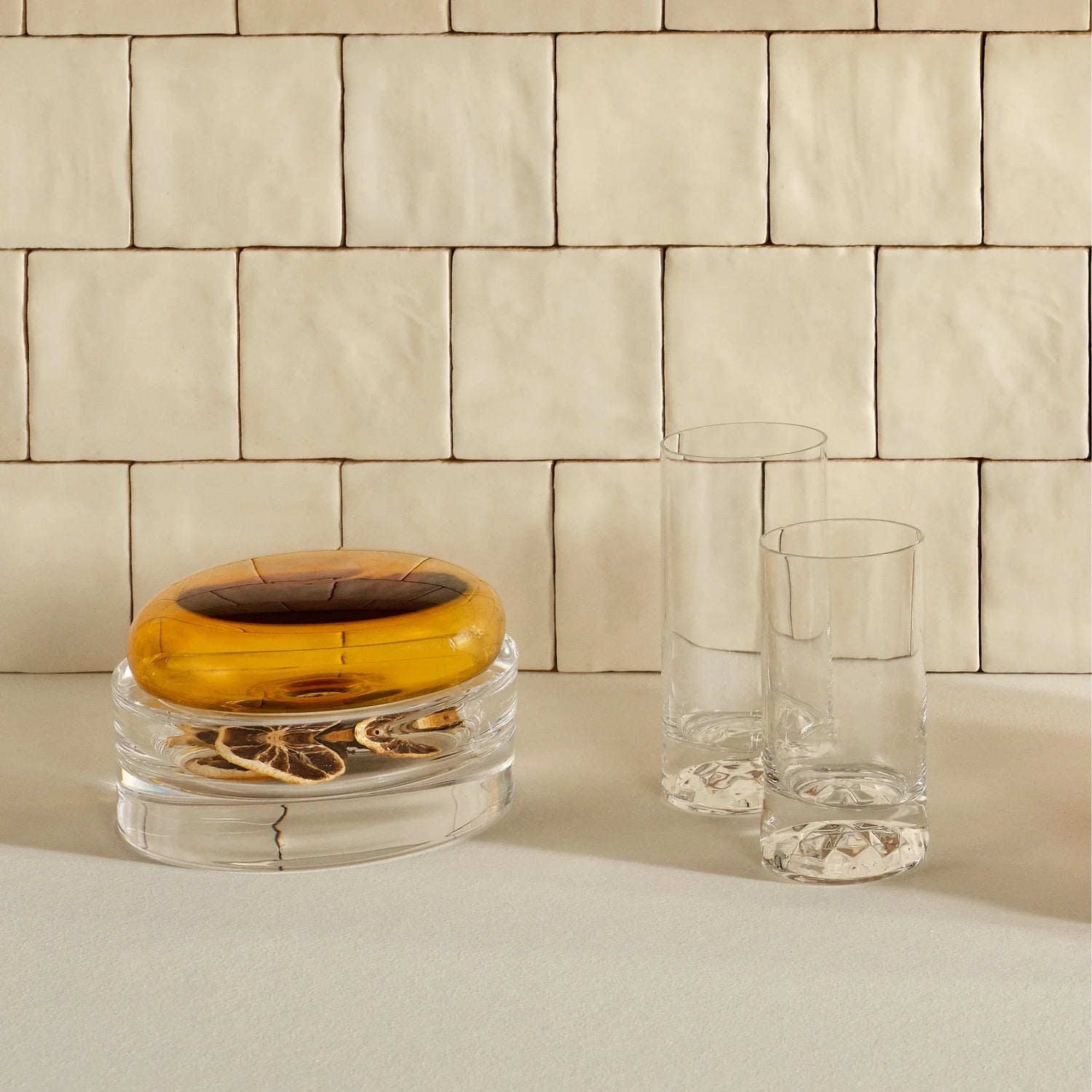 Club Set of 4 High Ball Glasses Medium