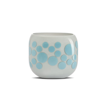 Mono Box Vase Medium Polka Dotted