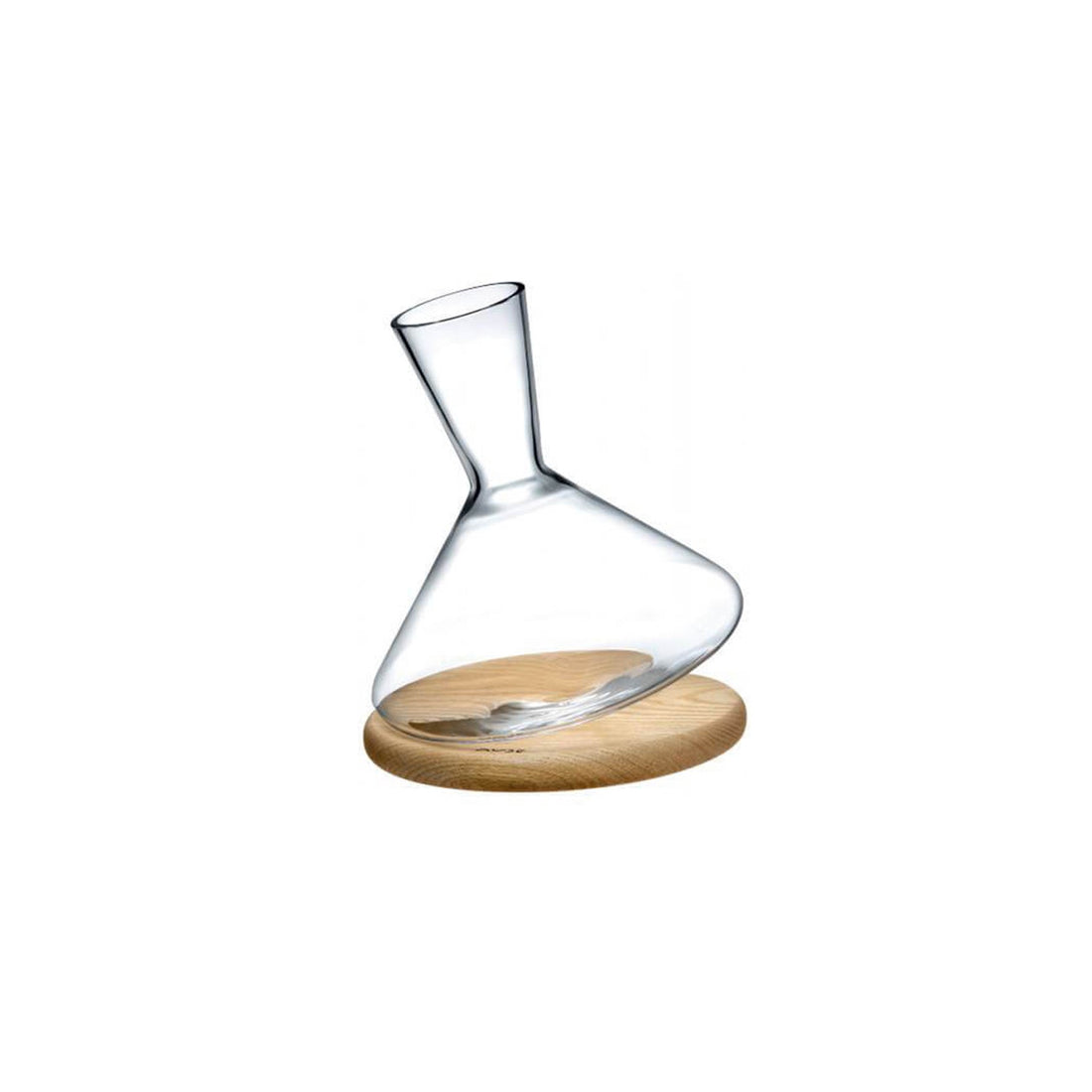 Balance Wine Decanter With Wooden Base