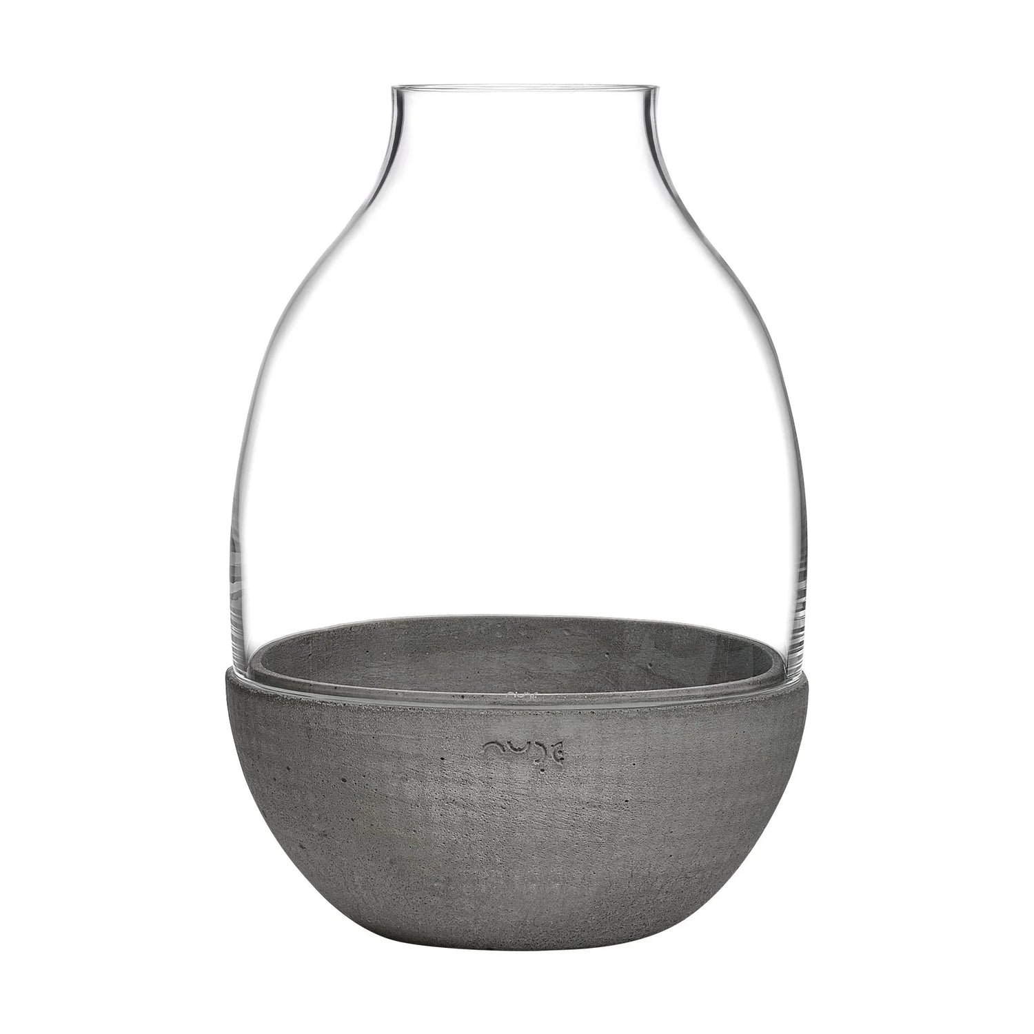 Eden Terrarium Clear with Moulded Concrete Base