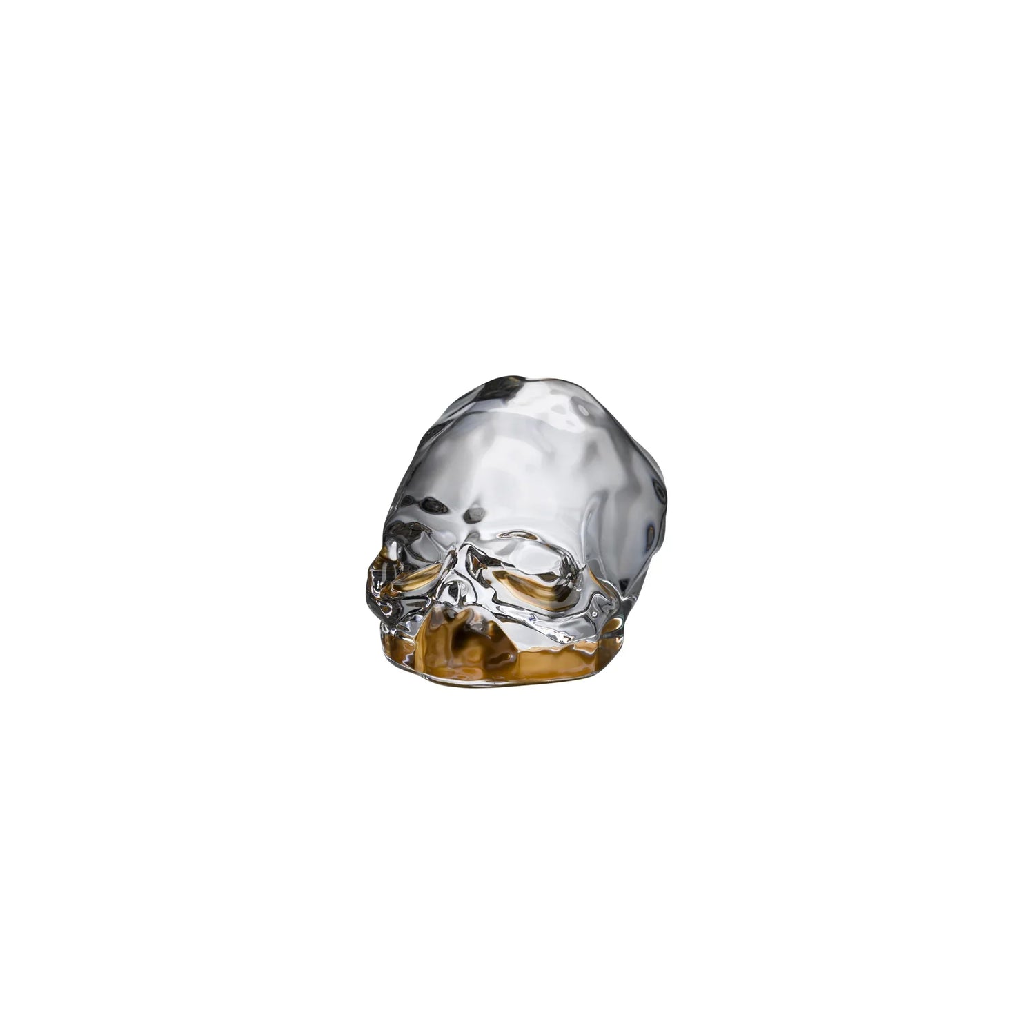 Memento Mori Faceted Skull Copper Coated Small