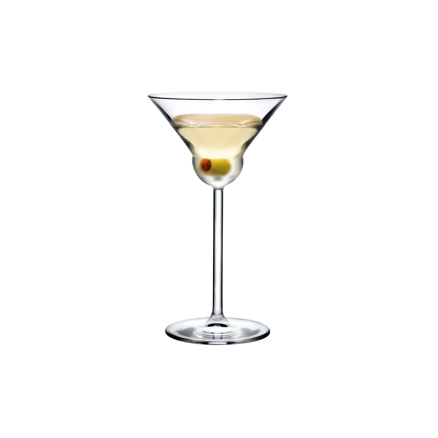 Vintage Set of 2 Martini Glasses Rounded