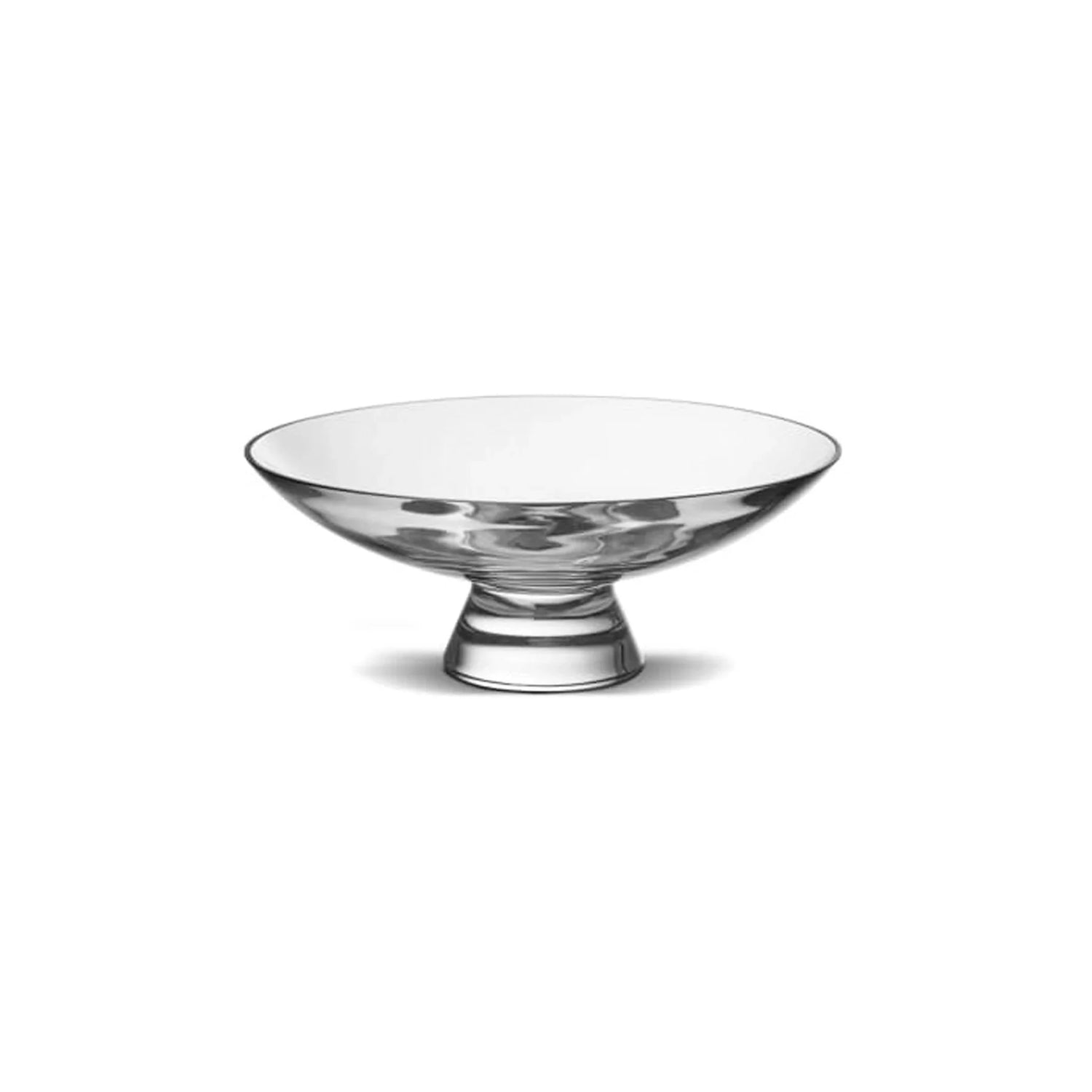 Nude Glass Silhouette Bowl medium in clear lead-free glass